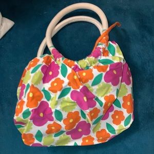 Floral Canvas Purse
